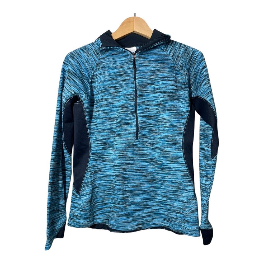 Columbia Optic Got It 1/2 Zip Pullover Long Sleeve Women Blue AL6876 Medium